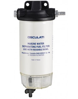 Filter separator w/aluminium collection tray 